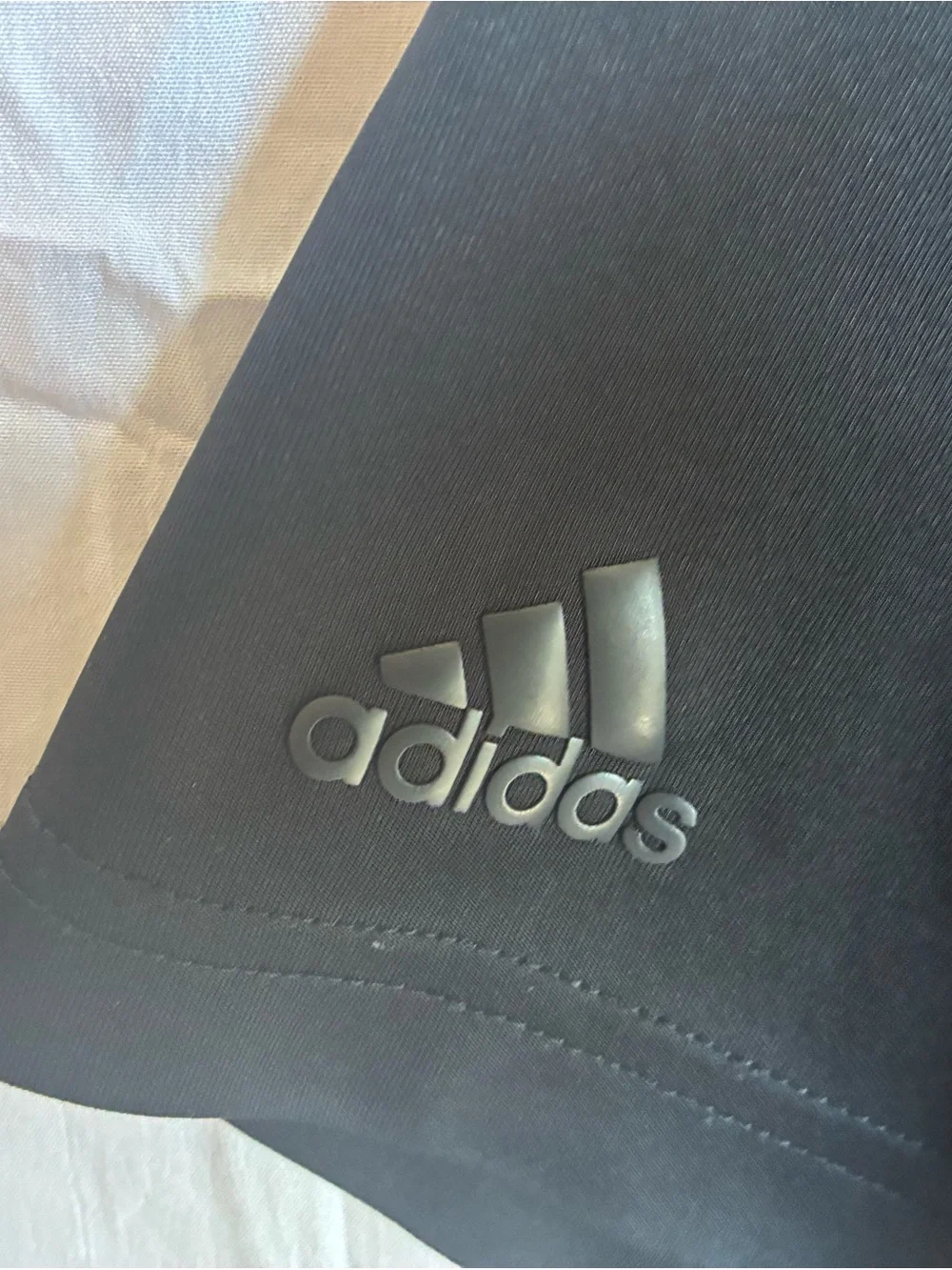 adidas Black Short-Sleeve Golf Polo